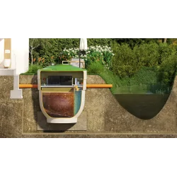 OCZYSZCZALNIA BIOLOGICZNA ROTOSET 6 do 6 OS. ZE STUDNIĄ CHŁONNĄ