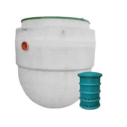 OCZYSZCZALNIA BIOLOGICZNA ROTOSET 6 do 6 OS. ZE STUDNIĄ CHŁONNĄ