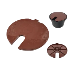 POKRYWA STUDZIENKI POBORU WODY - BRĄZOWA