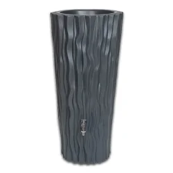 DEKORACYJNY ZBIORNIK NA DESZCZÓWKĘ ALANA 160L CIEMNOSZARY