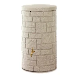 DEKORACYJNY ZBIORNIK NA DESZCZÓWKĘ ARCADO 230L PIASKOWY