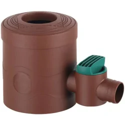 ZBIERACZ, ŁAPACZ WODY DESZCZOWEJ Z ZAWOREM I FILTREM BRĄZOWY