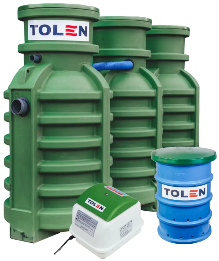 Trzykomorowa Oczyszczalnia Biologiczna Biotech 8os. STUDNIA CHŁONNA