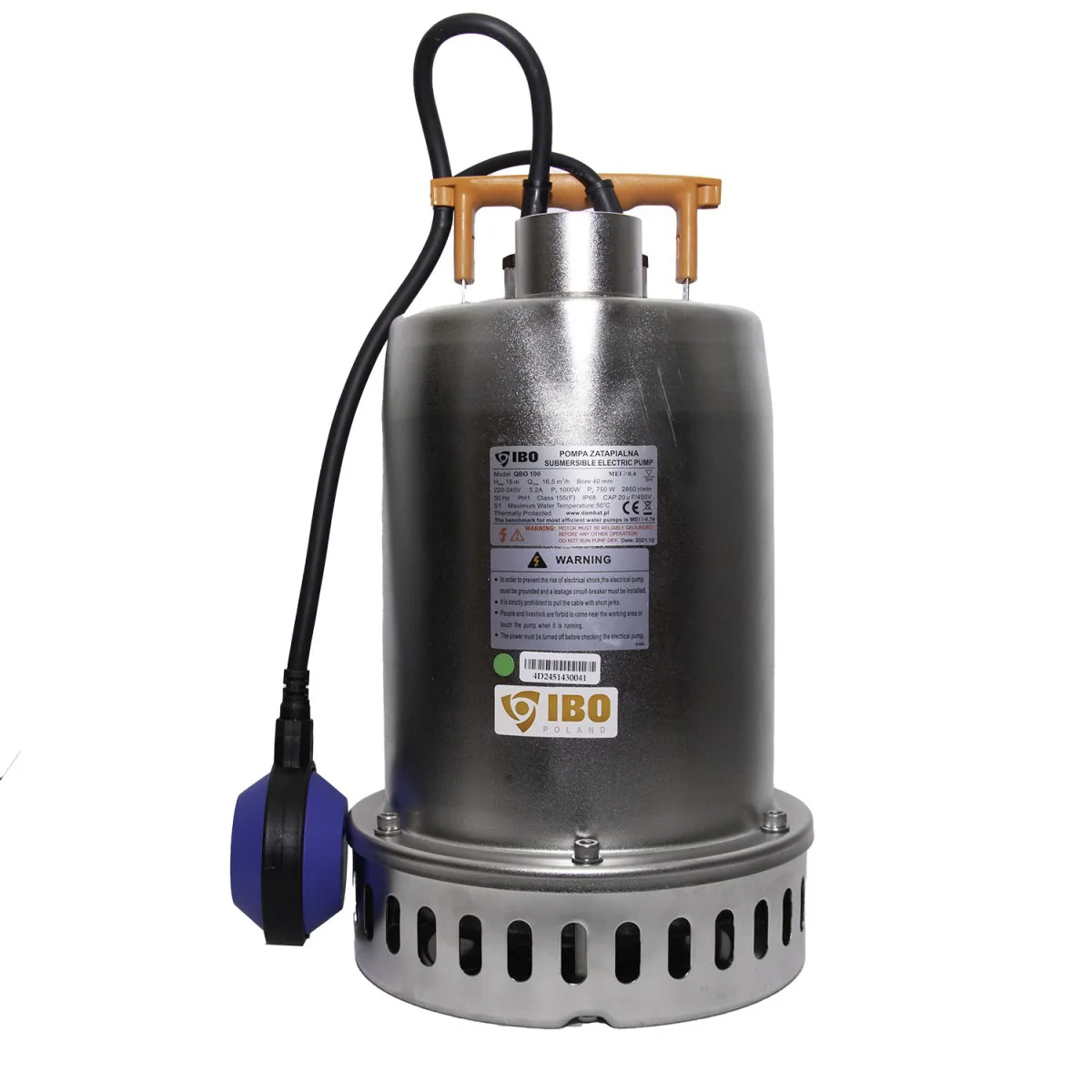 Pompa zatapialna QBO 100 230V IBO