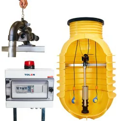 PRZEPOMPOWNIA CIŚNIENIOWA  PC2  ORKA-N 230V 210CM