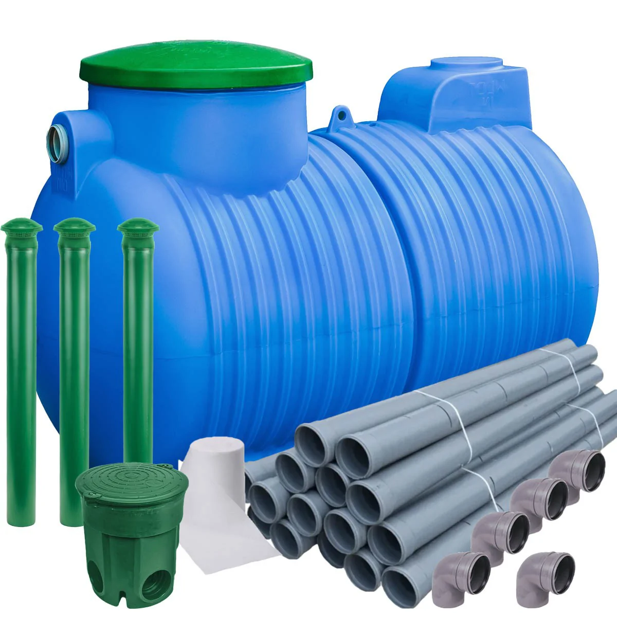 PRZYDOMOWA OCZYSZCZALNIA ŚCIEKÓW B2 DRENAŻ 60MB 2000L